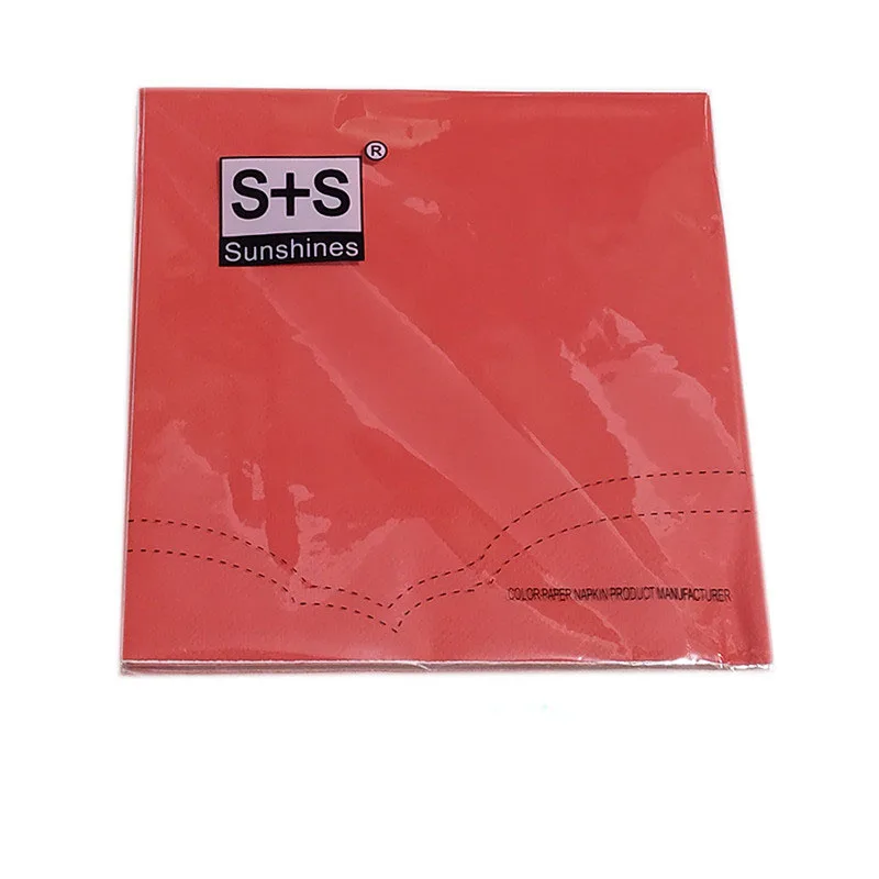 Napkins 20pcs 65 шт Свадебные украшения для дня рождения, красные одноразовые столовые приборы, тарелки, бумажные трубочки, принадлежности для вечеринки, сувениры для детского душа - Цвет: Napkins 20pcs