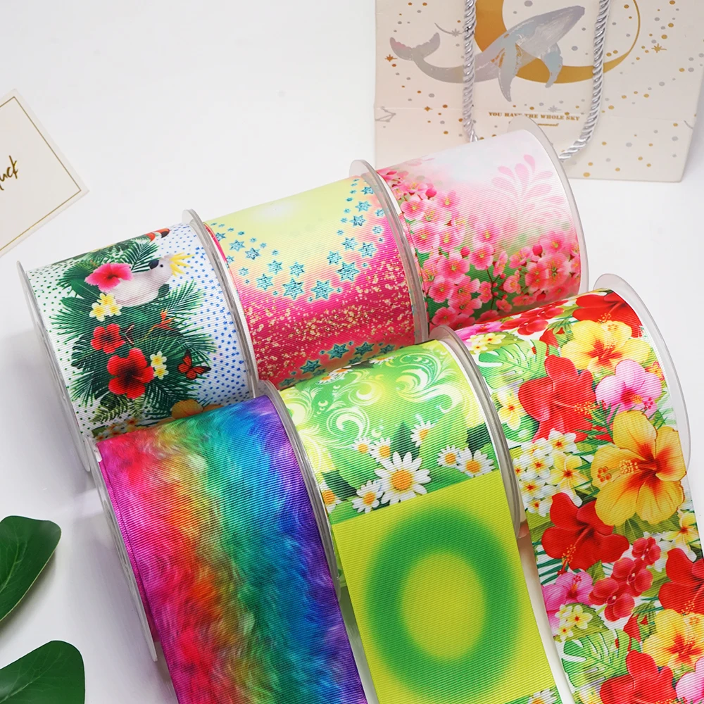 

10 ярдов 25 мм 1 дюйм Цветочная корсажная лента для бантов для волос «сделай сам» ремесла аксессуары ручной работы 51821