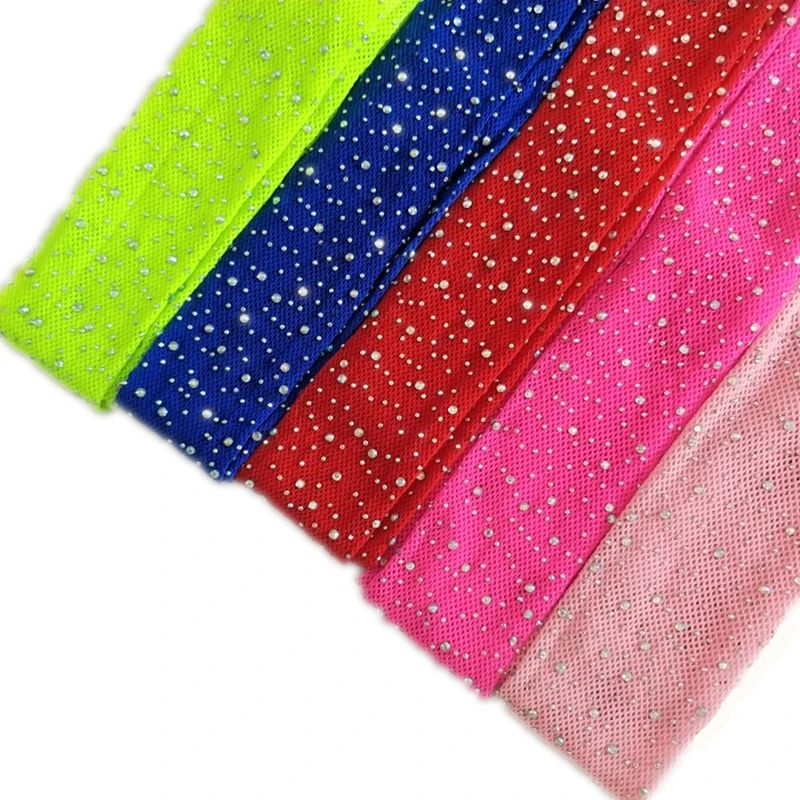 Разноцветные детские чулки для девочек стразы Ажурные Детские сетчатые колготки