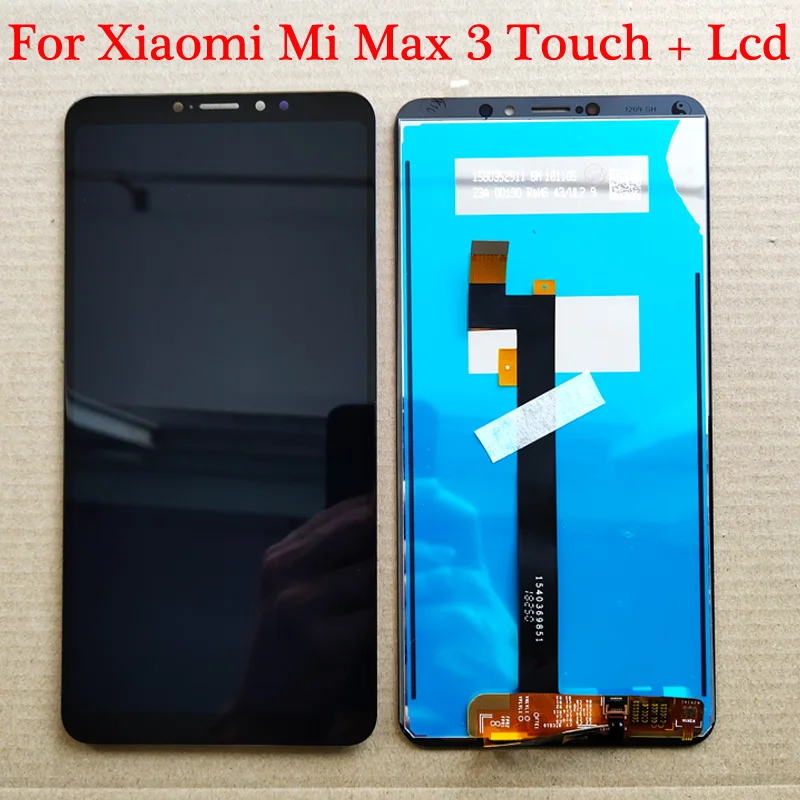 Белый/черный ЖК дисплей 6 9 дюйма для XIAOMI MI Max 3 сенсорный экран дигитайзер в сборе