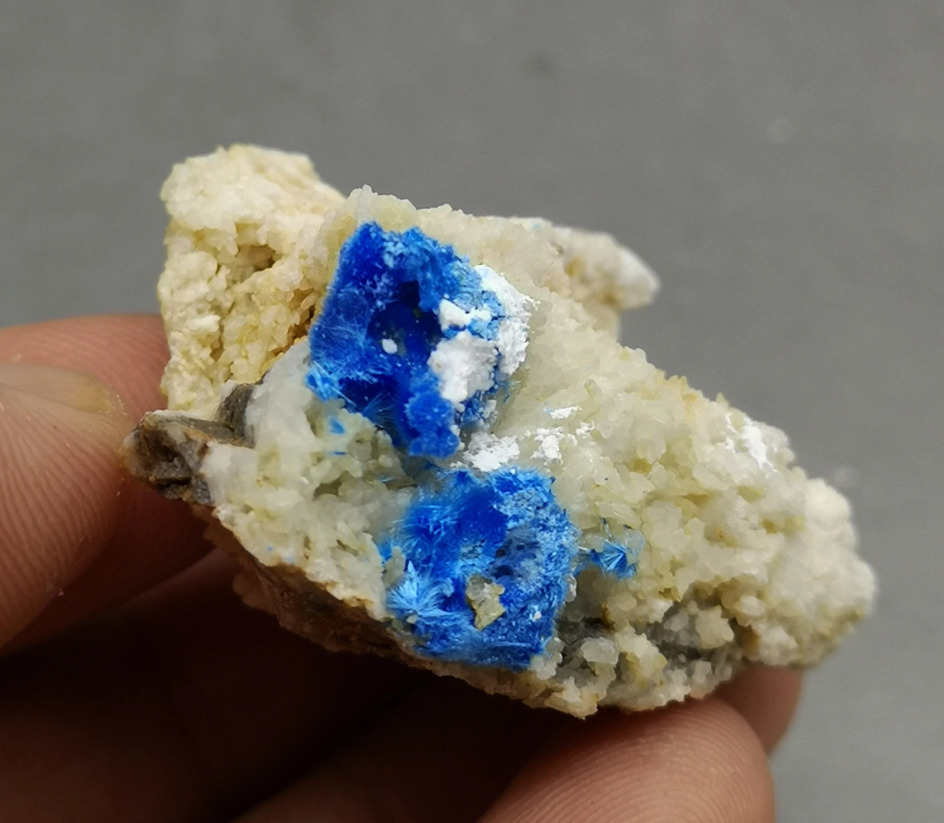 23 г натуральный редкий голубой цианотрицитовый Кристалл минеральные образцы из