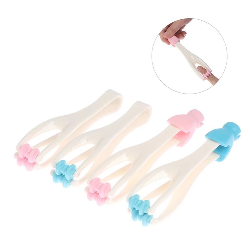 

1pc 2Rollers Finger Massager Mini Finger Joints Massager With Elastic Handle For Finger Blood Circulation & Muscle Relaxation