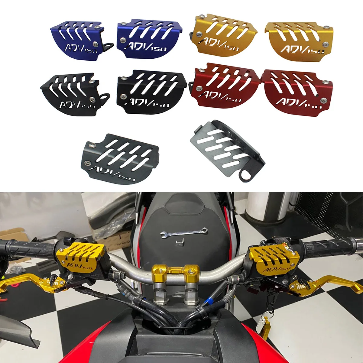 SEMSPEED Мотоцикл с ЧПУ ADV150 Передняя жидкость тормозное масло резервуар