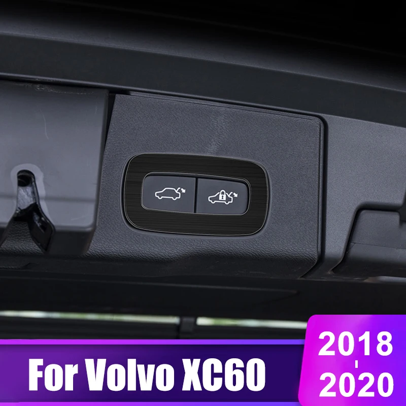 Для Volvo XC60 2018 2019 2020 кнопки управления переключателем багажника рамка