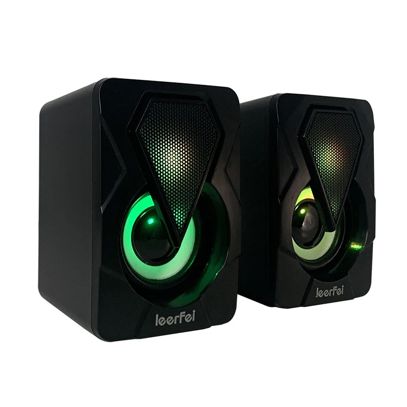 

Mini Computer Speaker USB Wired Speakers 3D Stereo Sound Surround Loudspeaker For PC Laptop Notebook Not Bluetooth Loudspeakers