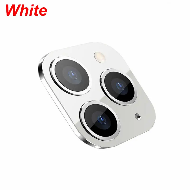 White Новая крышка объектива камеры для iPhone X XS/XS MAX Seconds изменить для iPhone 11 Pro M5TB - Цвет: White