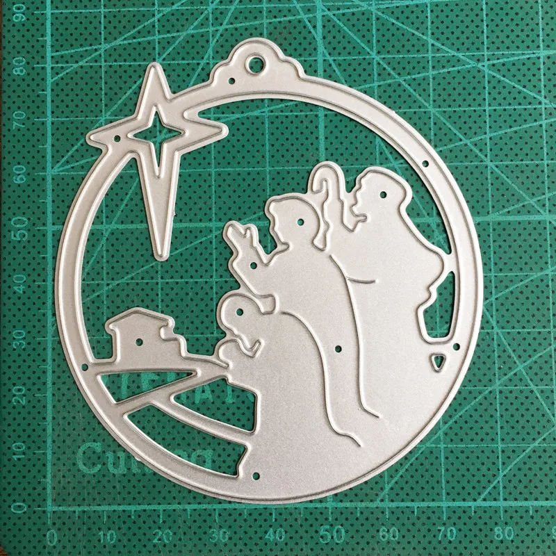 Штампы для рукоделия орнамент на тему Рождества металлические штампы резки