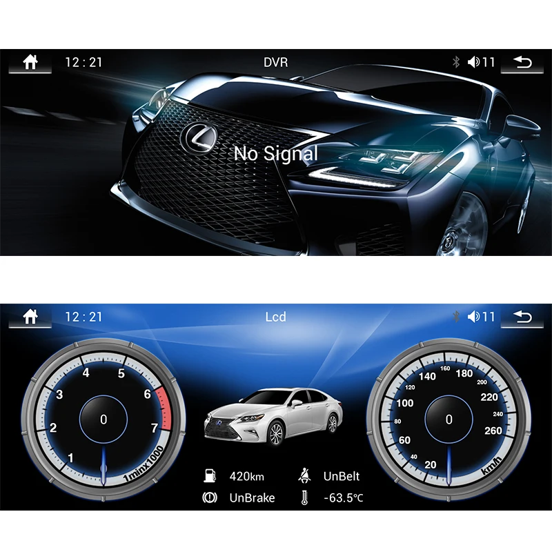 

ZUOLV Multimedia Navigation GPS For LEXUS ES Bluetooth Android 9.0 Radio Dashboard DVD Player 10.25" 2014-2018