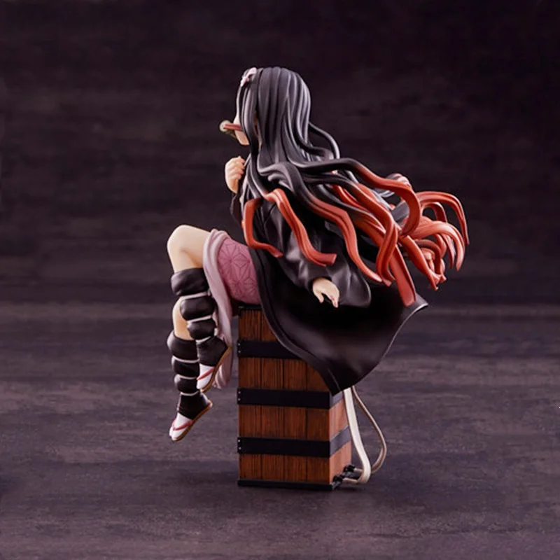 Демон убийца: Kimetsu no Yaiba милый Kamado Nezuko фигурку игрушки 1/8 ПВХ Коллекция аниме