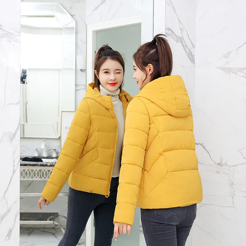 Женские зимние куртки теплые утолщенные Feminina женские короткие стильные 2019 новые