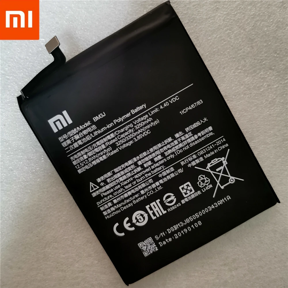 Xiao mi аккумулятор для телефона BM3J для Xiao mi 8 Lite mi 8 Lite полимерная запасная батарея высокой емкости 3350 мАч с бесплатными инструментами