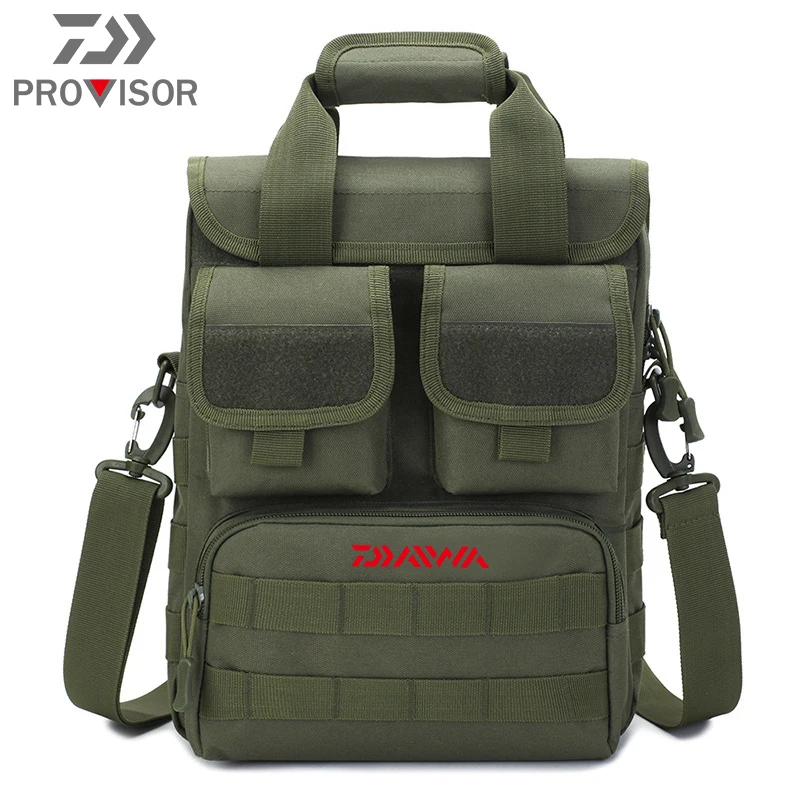 

2020 Daiwa Men Fishing Shoulder Bags Backpack Handbag Multipurpose Bag Multilayer Fishing Backpack Fishing Gear Storage Bag