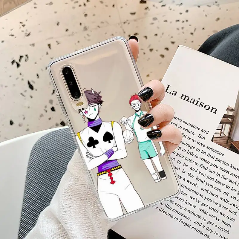 

Hisoka Anime Hunter X hunter Phone Case Transparent for Samsung A71 S9 10 20 HUAWEI p30 40 honor 10i 8x xiaomi note 8 Pro 10t 11