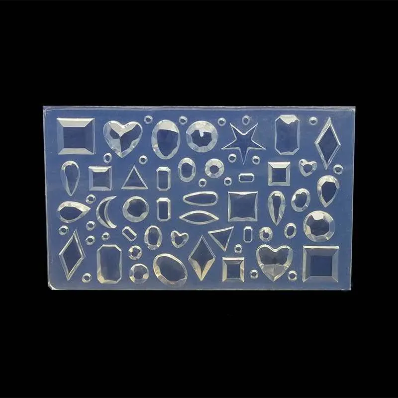 3D резная силиконовая форма для ногтей штамповка