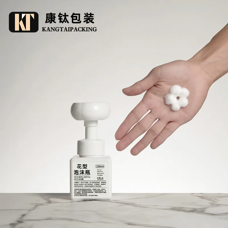 

Cute childlike 3D flower foam pump flower pump head 250ml bottle