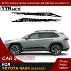 Автомобильные наклейки для Toyota Rav4 2015-2020, боковая дверь, кузов, полоса, графический виниловый автомобиль, стикер, аксессуары для Toyota Rav-4 2021