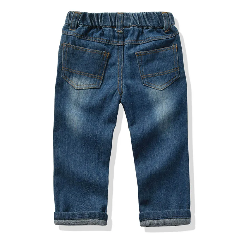 Детский Повседневный Костюм Джентльмена белая рубашка и джинсы на ремешках |