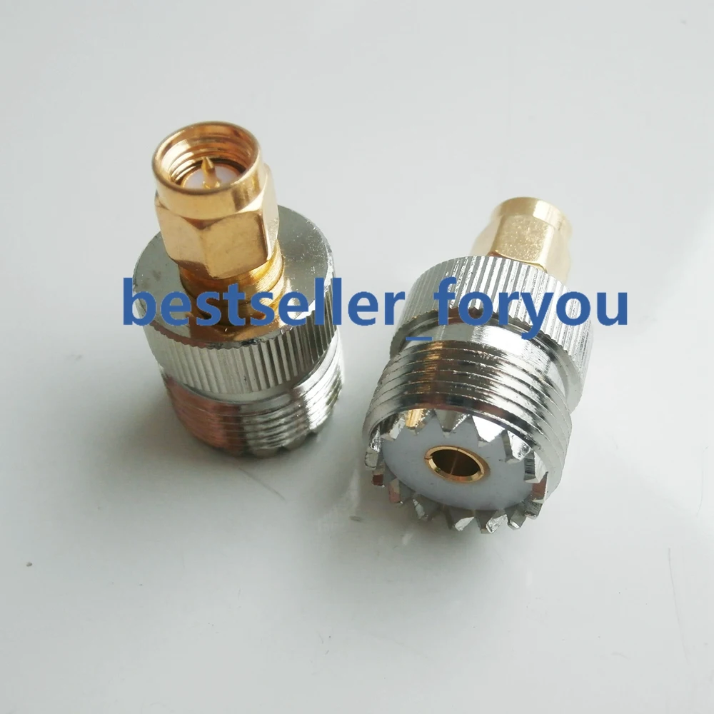 1Piece SMA Male To UHF SO-239 Female SO 239 Plug RF Adapter Connect PL-259 Golden | Обустройство дома