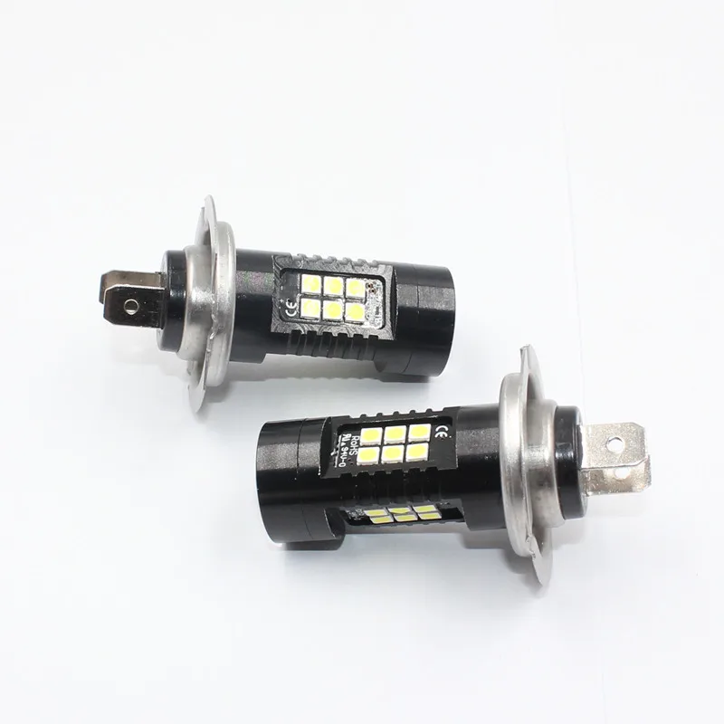 FSTUNING 2x H7 автоматические светодиоды для авто DRL Вождения LED светильник 21SMD CANBUS