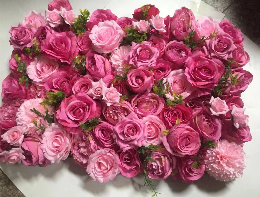 9 шт./лот искусственные цветы стена для горячих красных роз пион свадебный фон