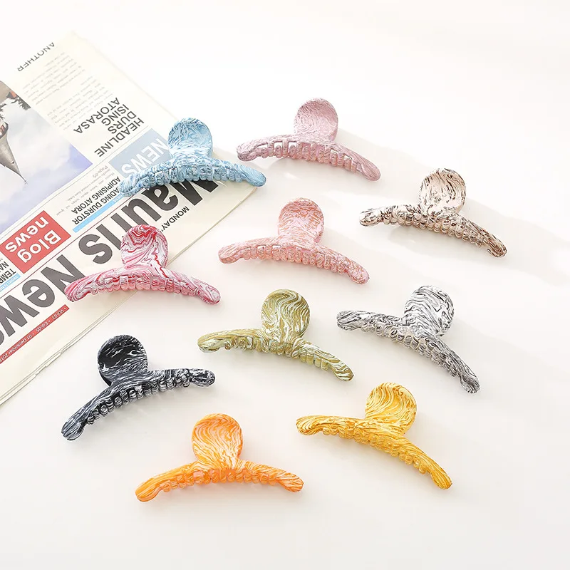 

New women Watermark texture matte hairpins Hair claws girl's hair accessories lady's hairclips