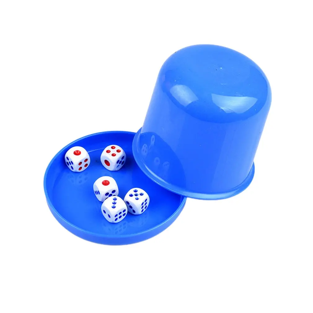 

Новые пластиковые игральные кости, труба, Кубок для костей, КТВ, стандартная чашка с кубиками