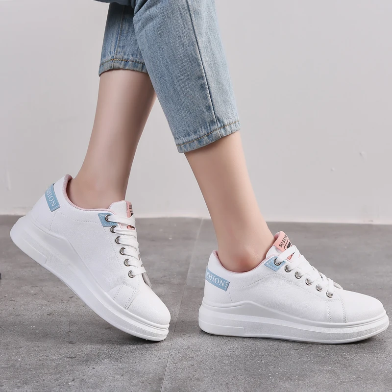Tenis feminino zapatos mujer; Новинка года; женская обувь для тенниса; теннисные кроссовки на плоской подошве; Basket Femme; спортивная обувь; Tenis Plataforma 7
