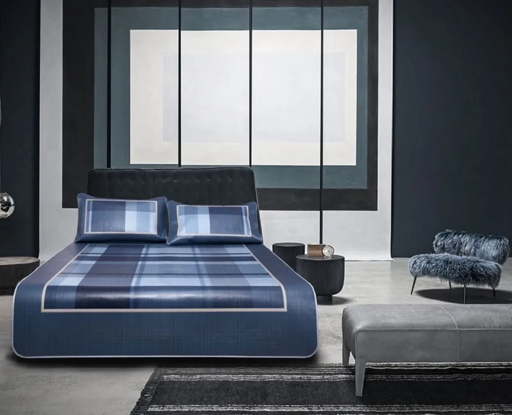 Охлаждающий коврик из воловьей кожи для кровати гладкий антиклеевой