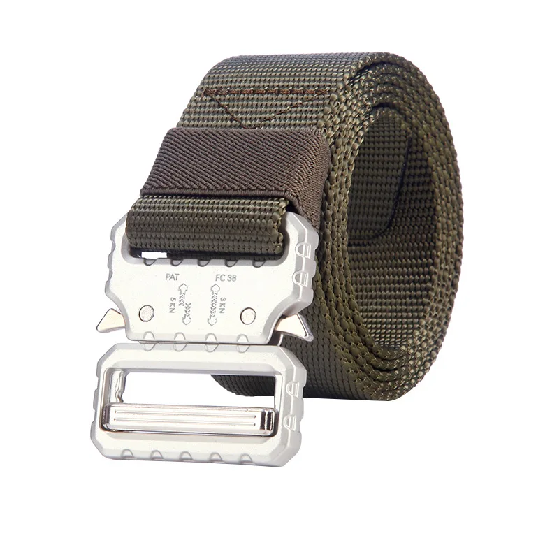 A belt Тактический ремень военный ремень Регулируемый сплав металлическая пряжка военный боевой костюм Открытый армейский тренировочный многофункциональный ремень - Цвет: A belt