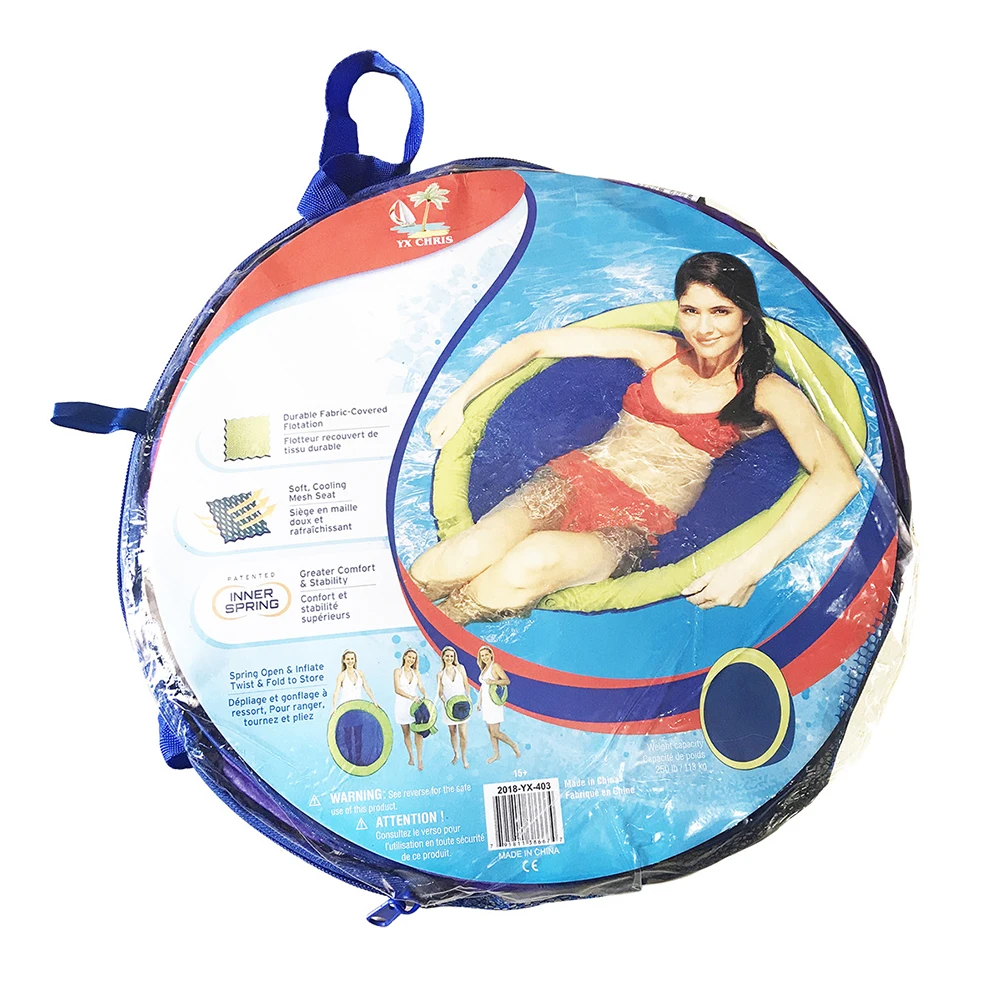 

Swimming Pool Inflatable Bed Toys Floating Chair Mesh Recliner Inflatable Pad Mesh for Pool Beach Lake for Adults Children's Toy
