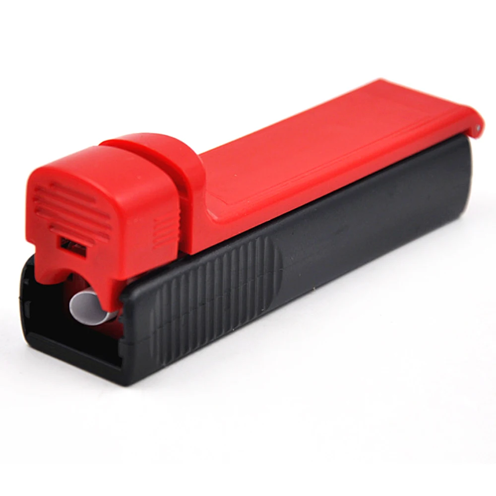 

30pcs Wholesale Plastic Cigarette Rolling Paper Machine Portable Manual Maker Tobacco Herb Accessories Smoking For Men Grinder