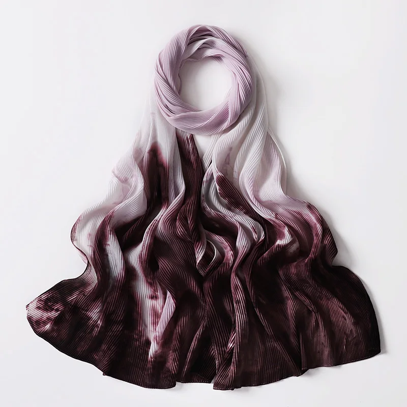 Повязка на голову длинная с принтом тай-дай 1 шт. мусульманские платки |