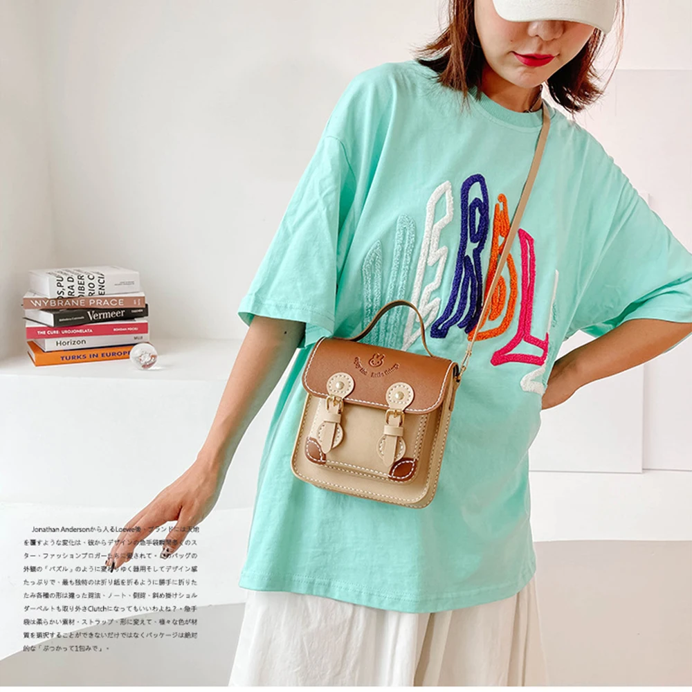 Vintage Retro Handbag Material Set High Quality DIY Handmade Bag Bottoms Cover Shoulder Messenger bag With Hardware Accessories