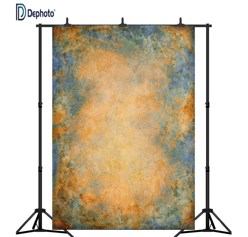 DePhoto Ретро художественный красочный портрет детский душ бесшовный Виниловый фон