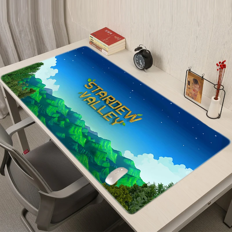 

Игровой коврик stardraw Valley, игровые коврики для мыши, размер Xxl, для геймеров, игровой коврик для настольного компьютера, милый ковер