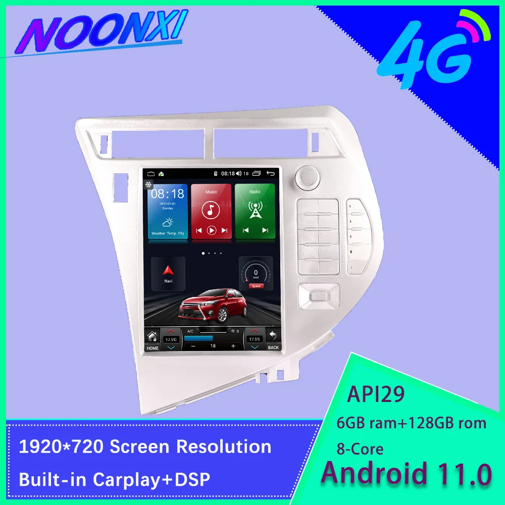 Автомобильный мультимедийный плеер Tesla стерео-система на Android 11 с GPS для Lexus RX200t Rx300