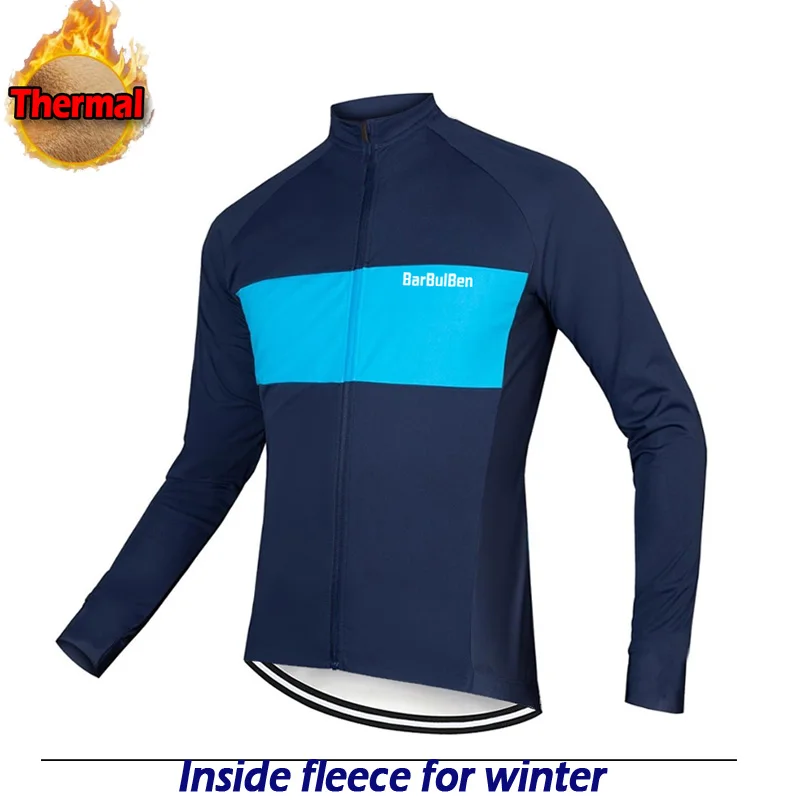Термальная велосипедная Джерси рубашка с длинным рукавом спортивная одежда
