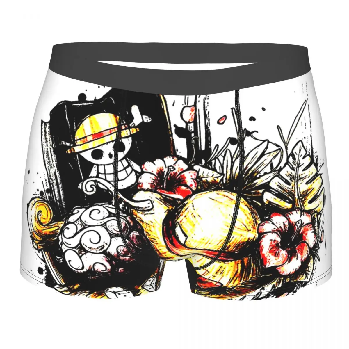 Воспоминания пиратской цельной обезьянки D. Luffy японское аниме трусы мужские