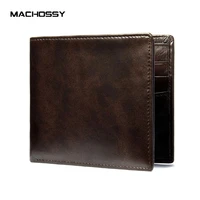 new soft leather wallet ultra thin mens genuine leather wallets man small card holder wallets vintage short purse for male