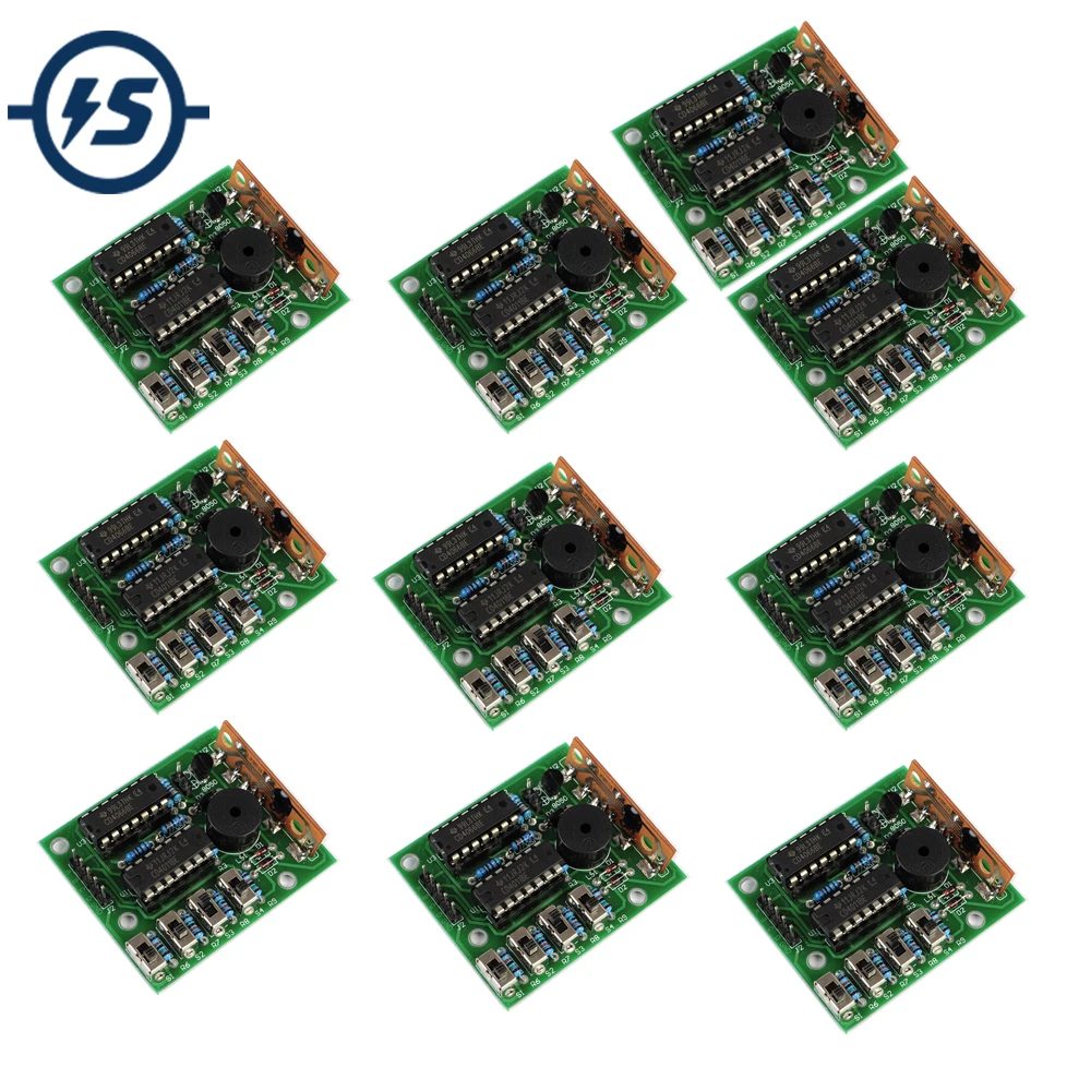 10 шт. 16 комплектов музыкальных шкатулок звуковых для Arduino модуль создания музыки