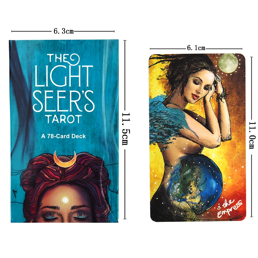 Светильник Seer's Tarot A 78 карт доска для электронных гидов чтение любовь луна рядом
