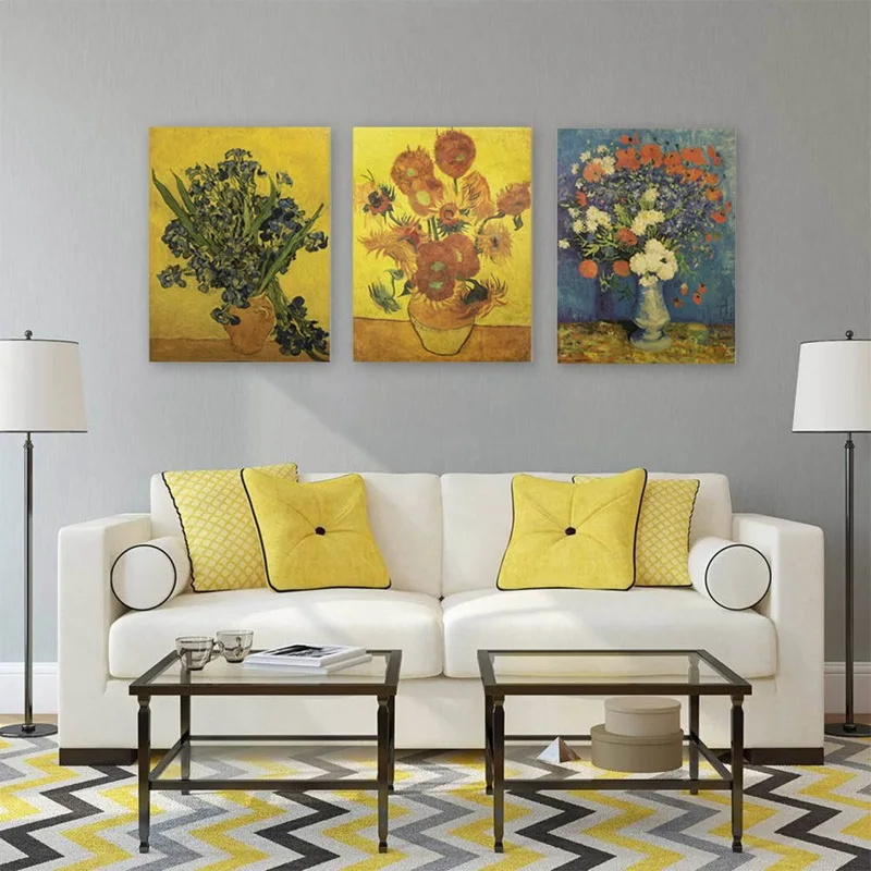 47x36 см Клод монет/Ван Гог/известная картина маслом крафт Бумага Бар плакат ретро