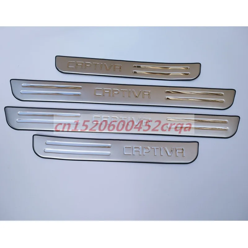 4 шт. Накладка на порог из нержавеющей стали для Chevrolet Captiva 2008 2018|Буксиры и