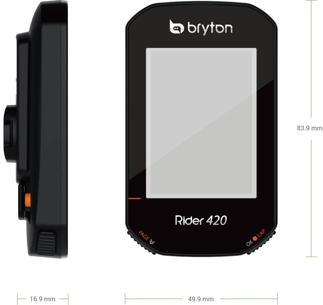 Беспроводной GPS навигатор Bryton Rider 420 GNSS/ANT + Bluetooth Глобальная скорость частота