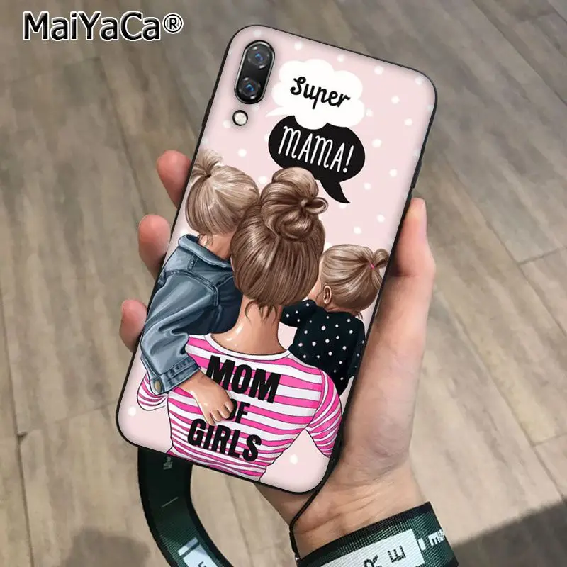 MaiYaCa красивый чехол для телефона для мамы и дочки и сына для Huawei P10 Plus 20 pro P20 lite mate9 10 lite honor 10 vision 10