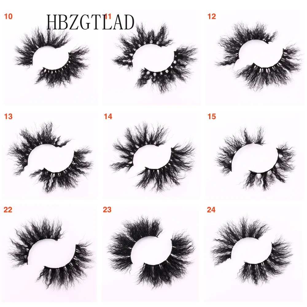 

NEW 10pair Fluffy Mink Lashes Short Messy Wispy Natural Eyelashes 22mm-25mm Hamdmade Real 3D Mink Eyelashes Makeup False Lashes