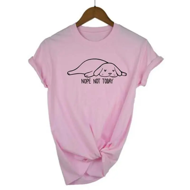

Модная футболка с принтом милой собаки, женская футболка с коротким рукавом в стиле Харадзюку, повседневная женская футболка, женские топы