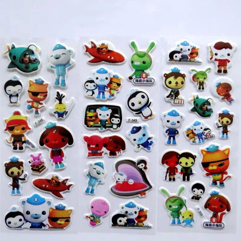 Octonauts мультфильм для детского сада награда стикер вечерние подарки Детские