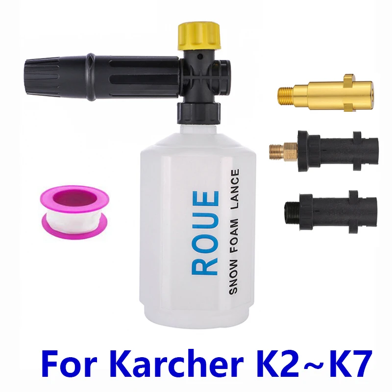 

Foam Generator Foam Cannon Foam Nozzle Car Foam Wash for Karcher K2 K3 K4 K5 K6 K7 Tornado Gun High Pressure Washer Car Washer