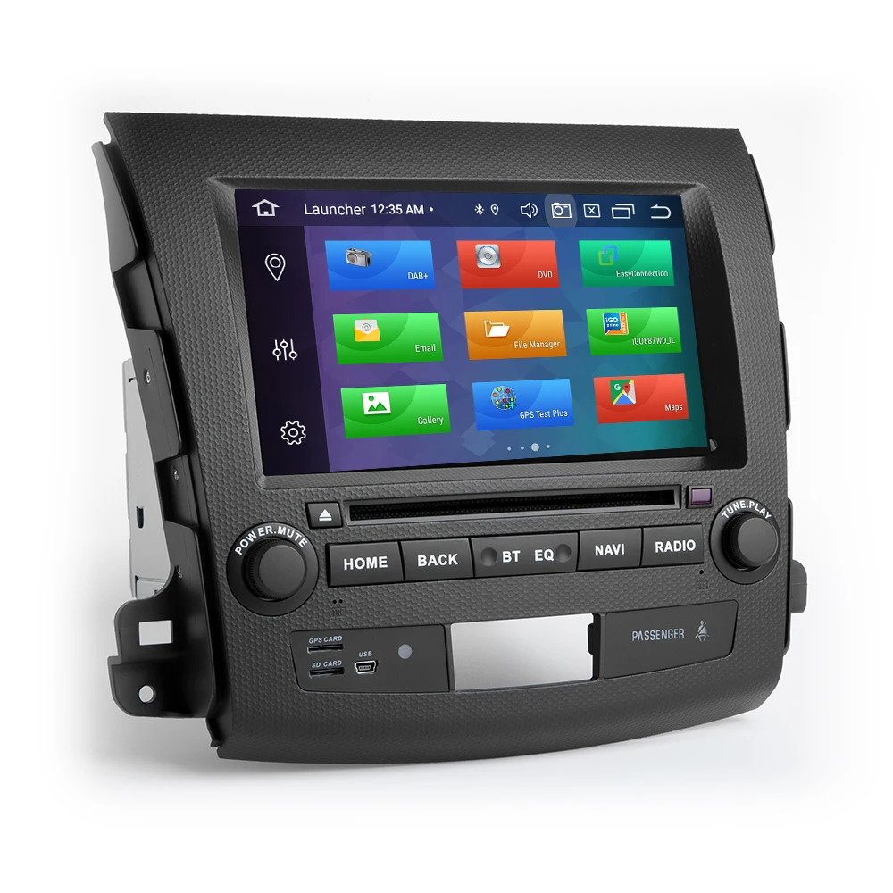 Автомобильный dvd проигрыватель 2 Din 4 ГБ 64 android 10 для Mitsubishi Outlander xl gps навигация радио